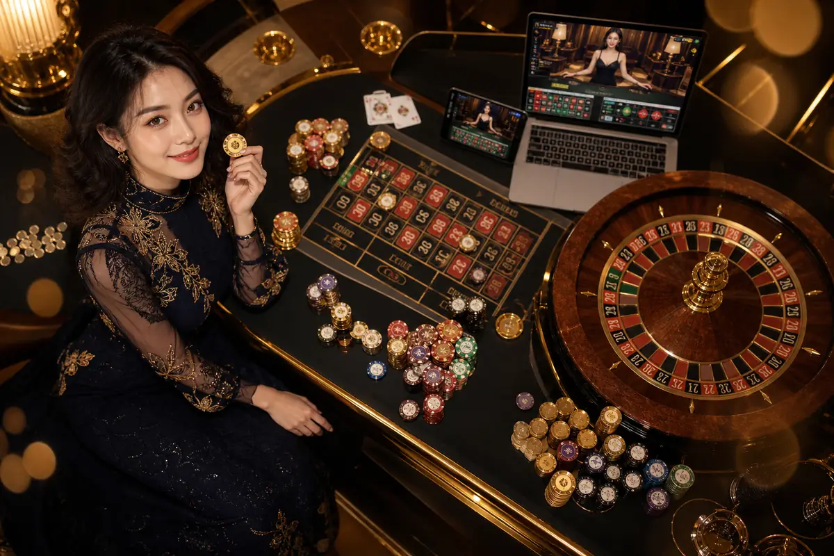 m1cuci Casino meja baccarat dealer langsung